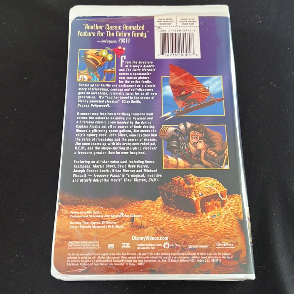 Treasure Planet VHS - Picture 3 of 3